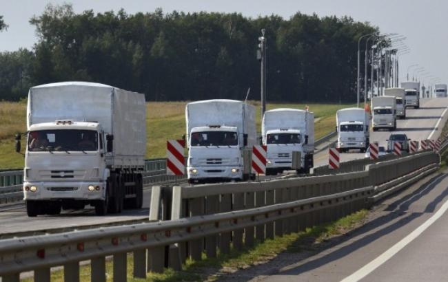 "Гумконвой" РФ привез на Донбасс оборудование для полигона боевиков, - СНБО