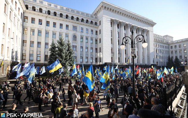 У поліції повідомили про відсутність порушень під час акцій у Києві