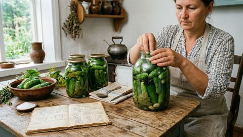 Рецепту более 100 лет: самый простой способ закрыть идеальные хрустящие огурцы