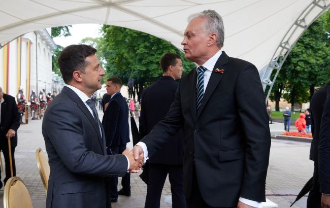 Зеленский встретился с главами Литвы и Евросовета: говорили о Донбассе, России и членстве в ЕС