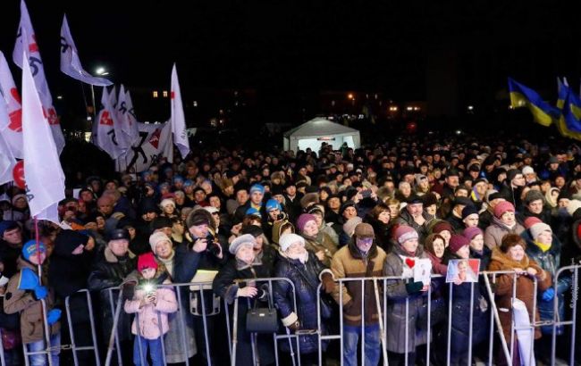 "Батькивщина" обвинила СБУ в провокациях во время выступления Тимошенко
