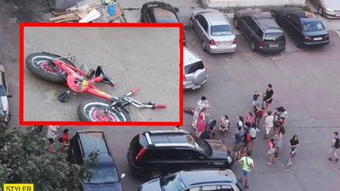 Під Києвом жінка збила дитину і влетіла в інший автомобіль