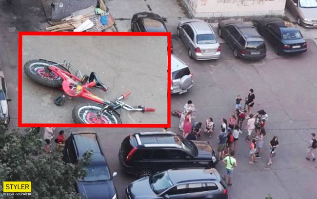Под Киевом женщина сбила ребенка и влетела в другой автомобиль