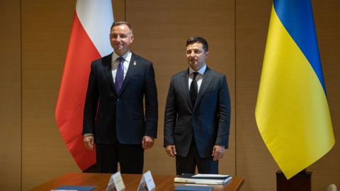 Зеленський запропонував Польщі спільно протидіяти запуску "Північного потоку-2"