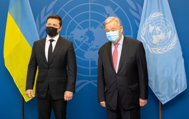 Зеленський передав Гуттерішу список із 450 українських політв'язнів