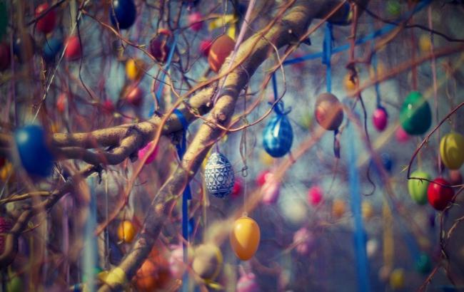 В одесском военном госпитале появились оригинальные пасхальные деревья