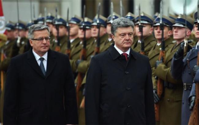 Порошенко прибыл в Польшу