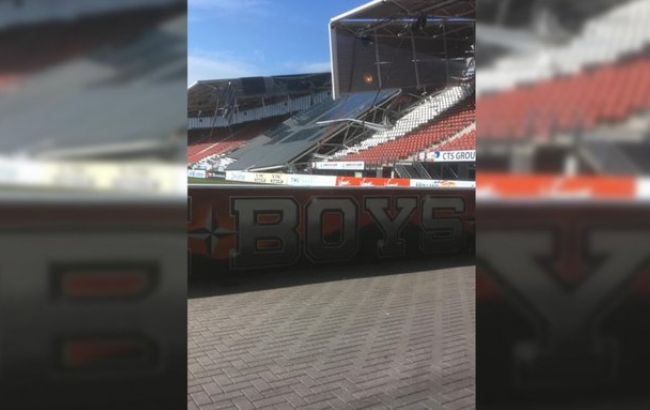 В Нидерландах обрушилась крыша стадиона футбольного клуба AZ Alkmaar