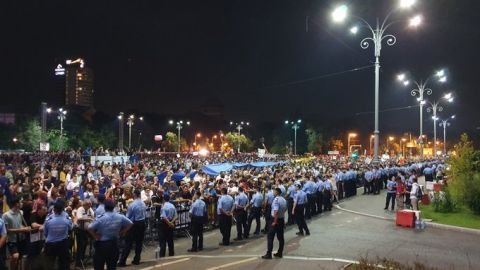Акція протесту в Бухаресті закінчилася без інцидентів з поліцією