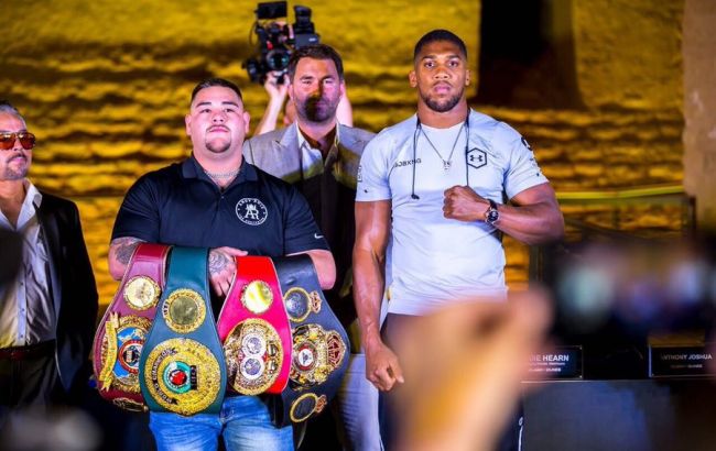 Руис и Джошуа провели первую дуэль взглядов перед реваншем