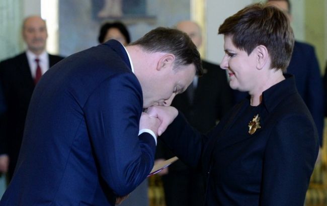 Дуда назначил Беату Шидло премьер-министром Польши