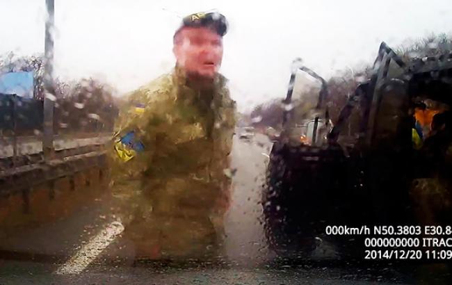 "Айдар" осудил действия своих бойцов, избивших водителя на трассе под Киевом