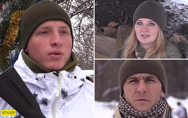 Бойцы ООС на Донбассе записали трогательное поздравление для украинцев