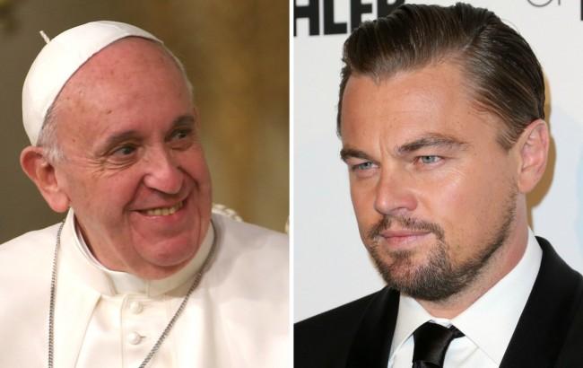 Ди Каприо побеседовал с Папой Римским