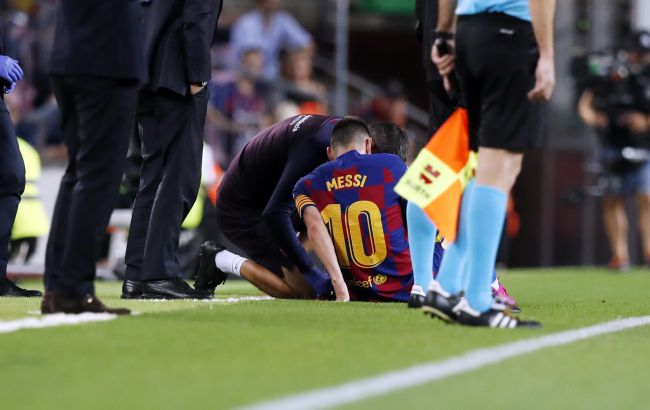 Месси получил травму в первом матче сезона в стартовом составе "Барселоны"