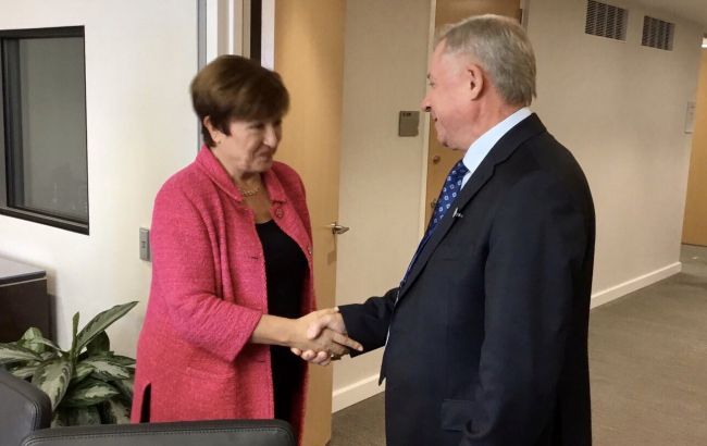 Українська делегація провела зустріч із новою головою МВФ