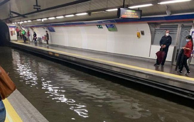 Злива накрила Мадрид. Рух метро паралізовано