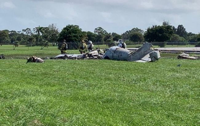 В США разбился военный самолет, есть погибший