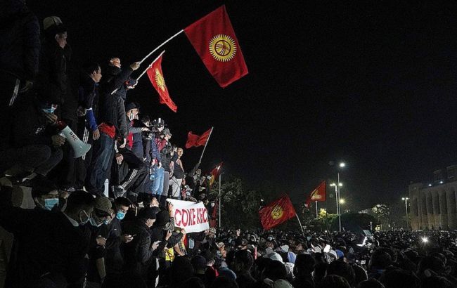 Протесті в Бішкеку: госпіталізовано 75 людей