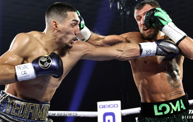 Ломаченко боксував з Лопесом з травмою плеча