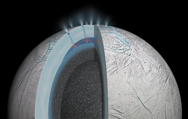 NASA опубликовало лучшее фото ледяной поверхности Энцелада