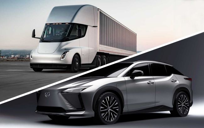 Старт виробництва Tesla Semi та новий електричний кросовер Lexus. Головне зі світу авто