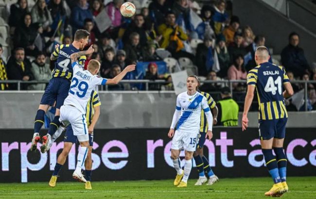 "Динамо" поражением от "Фенербахче" бесславно завершило выступления в еврокубках