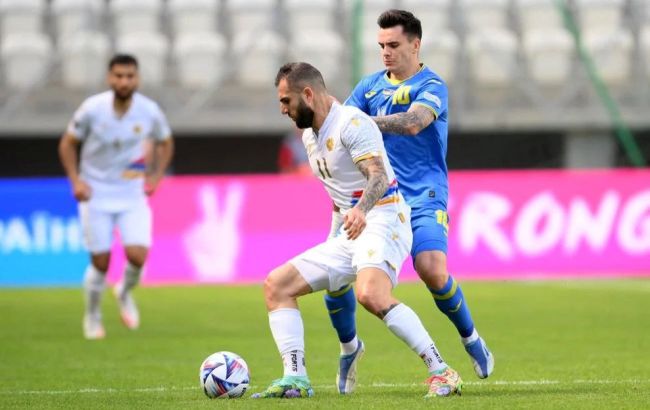Збірна України розгромила Вірменію та очолила групу Ліги націй