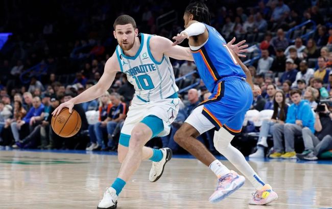 Українець Михайлюк провів за "Шарлотт" найрезультативніший матч сезону НБА