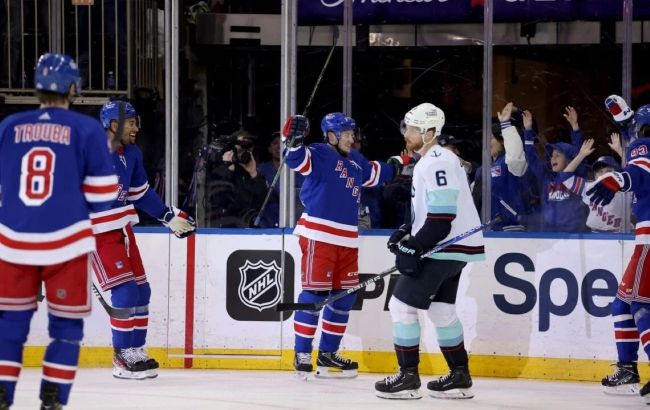 Новачок "Рейнджерс" із дебютною шайбою став головною зіркою вечора НХЛ: відео