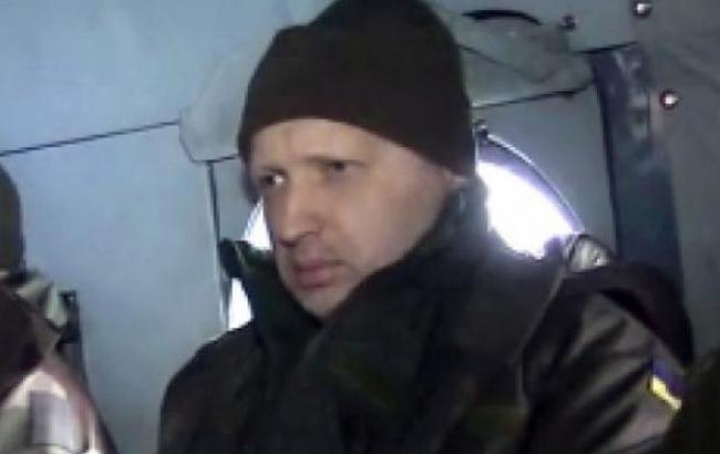 Турчинов сьогодні перевірить у зоні АТО реалізацію антитерористичних заходів