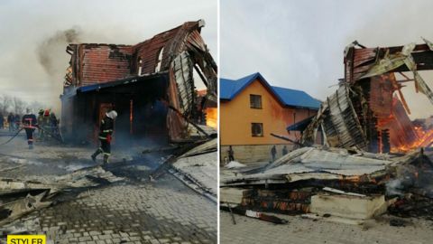 Все було охоплене вогнем: на Прикарпатті згорів чоловічий монастир