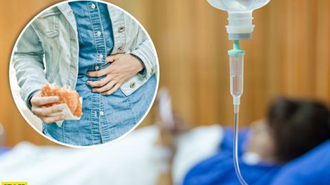 Намагайтеся не ковтати жодних ліків або напоїв.