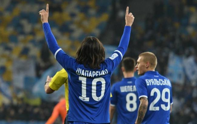 Полузащитник "Динамо" Шапаренко признан лучшим игроком 15 тура УПЛ