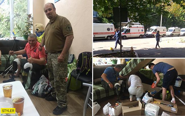 "Війна триває": волонтер повідомила про надходження поранених в київський госпіталь і закликала допомогти