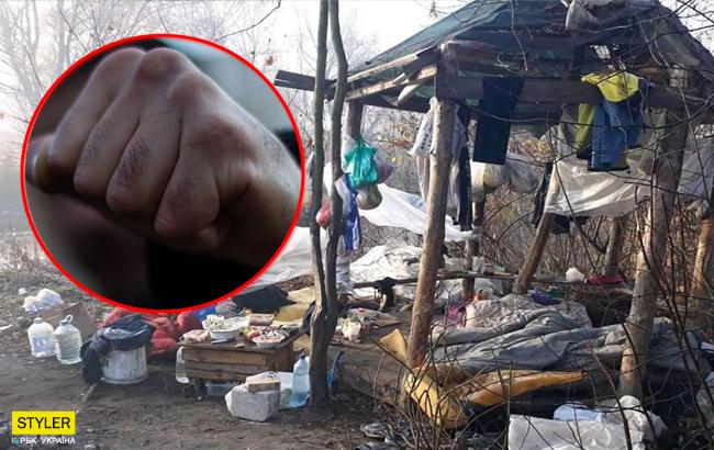 Под Киевом подростки до смерти избили бездомного