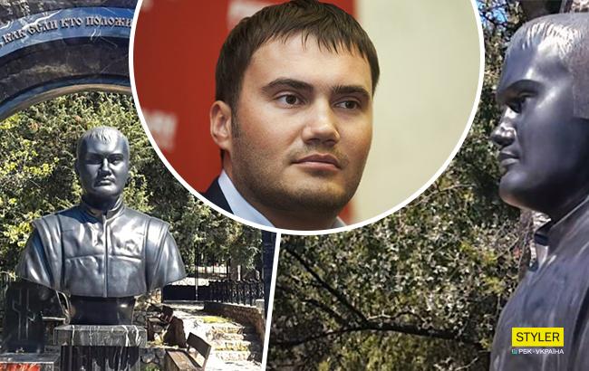 На севастопольському кладовищі виявили надгробний пам'ятник Януковича-молодшого