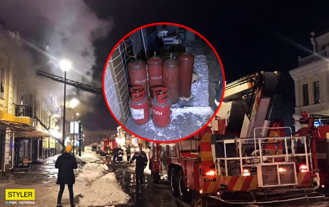 В центре Киева горел ресторан: все подробности (видео, фото)