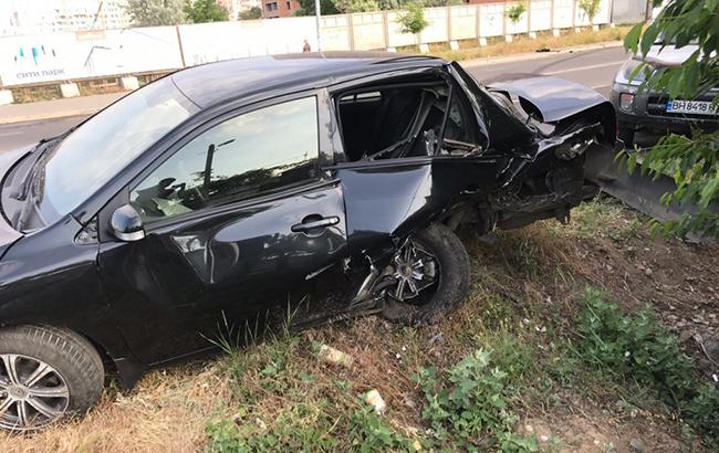 В Одесі водій розбив 7 припаркованих автомобілів