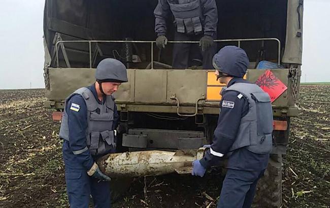 ДСНС вилучила понад 2 тис. вибухонебезпечних предметів в ході розмінування під Калинівкою