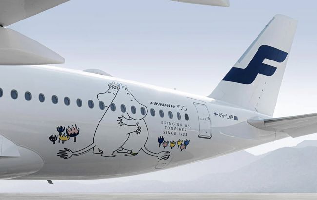 До 100-річчя компанії. Літаки Finnair розмалювали мумі-тролями із казок Туве Янсон