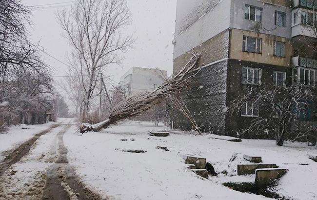 Непогода обесточила Измаил в Одесской области