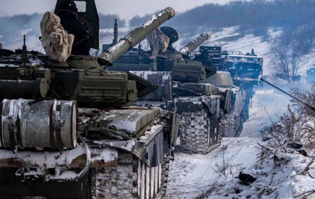 Росія продовжує стягувати війська до України: опублікована свіжа карта від Міноборони