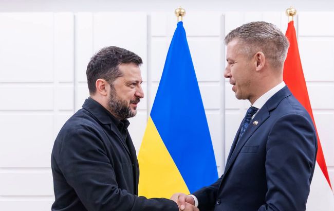 Зеленський уперше зустрівся з прем&rsquo;єром Угорщини Мадяром