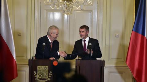 Президент Чехії Земан знову призначив прем'єр-міністром Андрія Бабіша