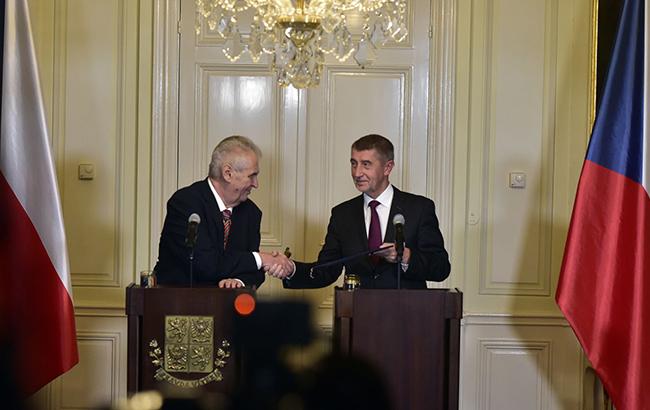 Президент Чехії Земан знову призначив прем'єр-міністром Андрія Бабіша