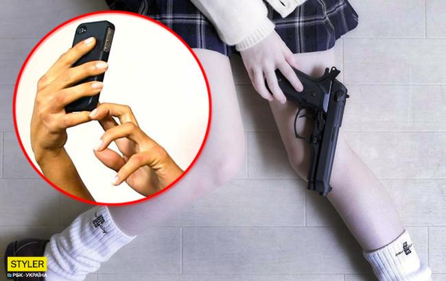 Хотела сделать необычное селфи: 13-летняя девочка случайно выстрелила себе в лицо