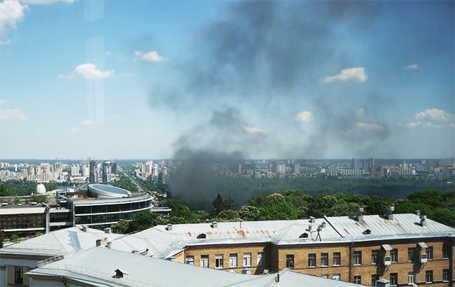 У київському Гідропарку сталася пожежа