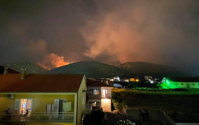 В Хорватии вспыхнули лесные пожары