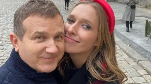 Горбунов покатал Осадчую на санках: Потап и Каменских подгоняли ведущего